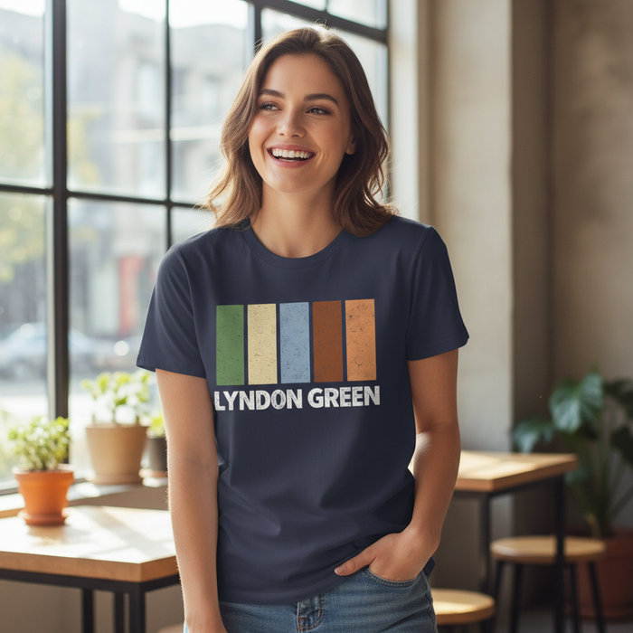 Lyndon Green - T-Shirt - Colour Block Design
