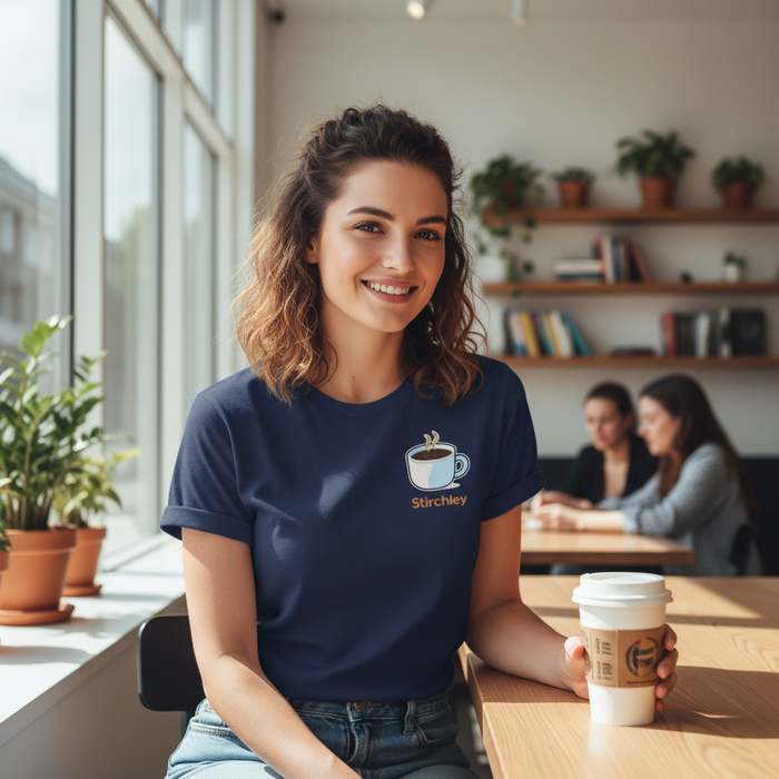 Stirchley - T-Shirt - Minimal Cool Design - Coffee Cup