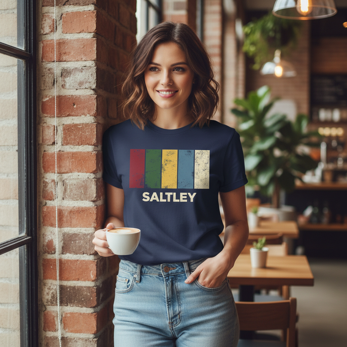 Saltley - T-Shirt - Colour Block Design