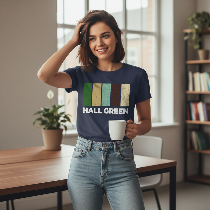 Hall Green - T-Shirt - Colour Block Design