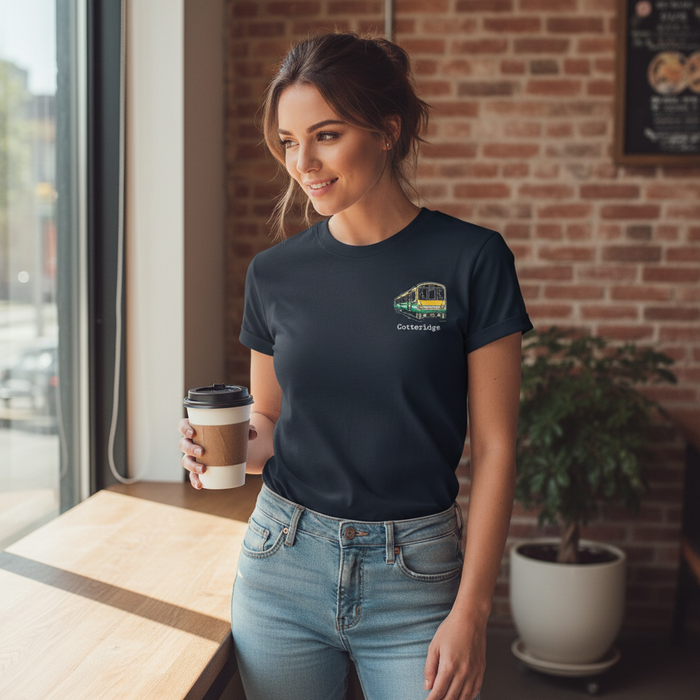 Cotteridge - T-Shirt - Minimal Cool Design - Train