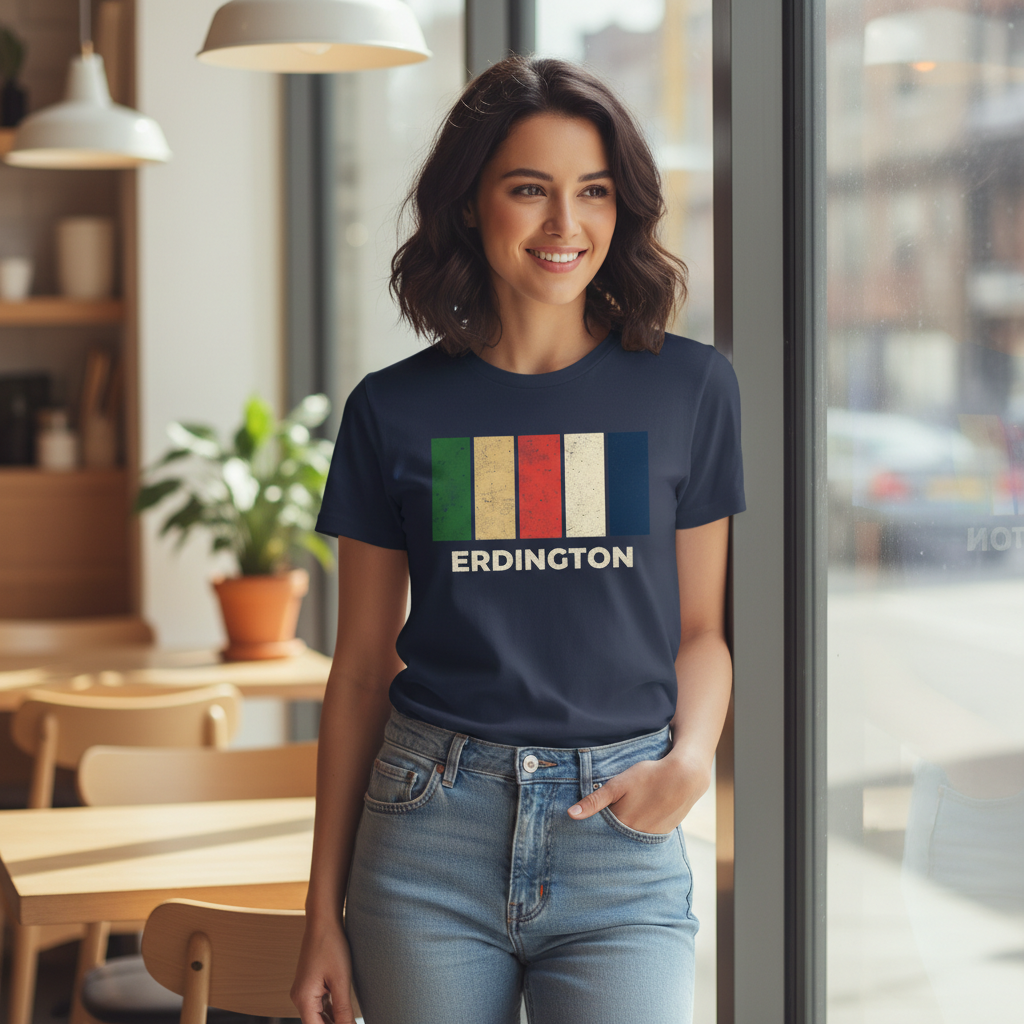 Erdington - T-Shirt - Colour Block Design
