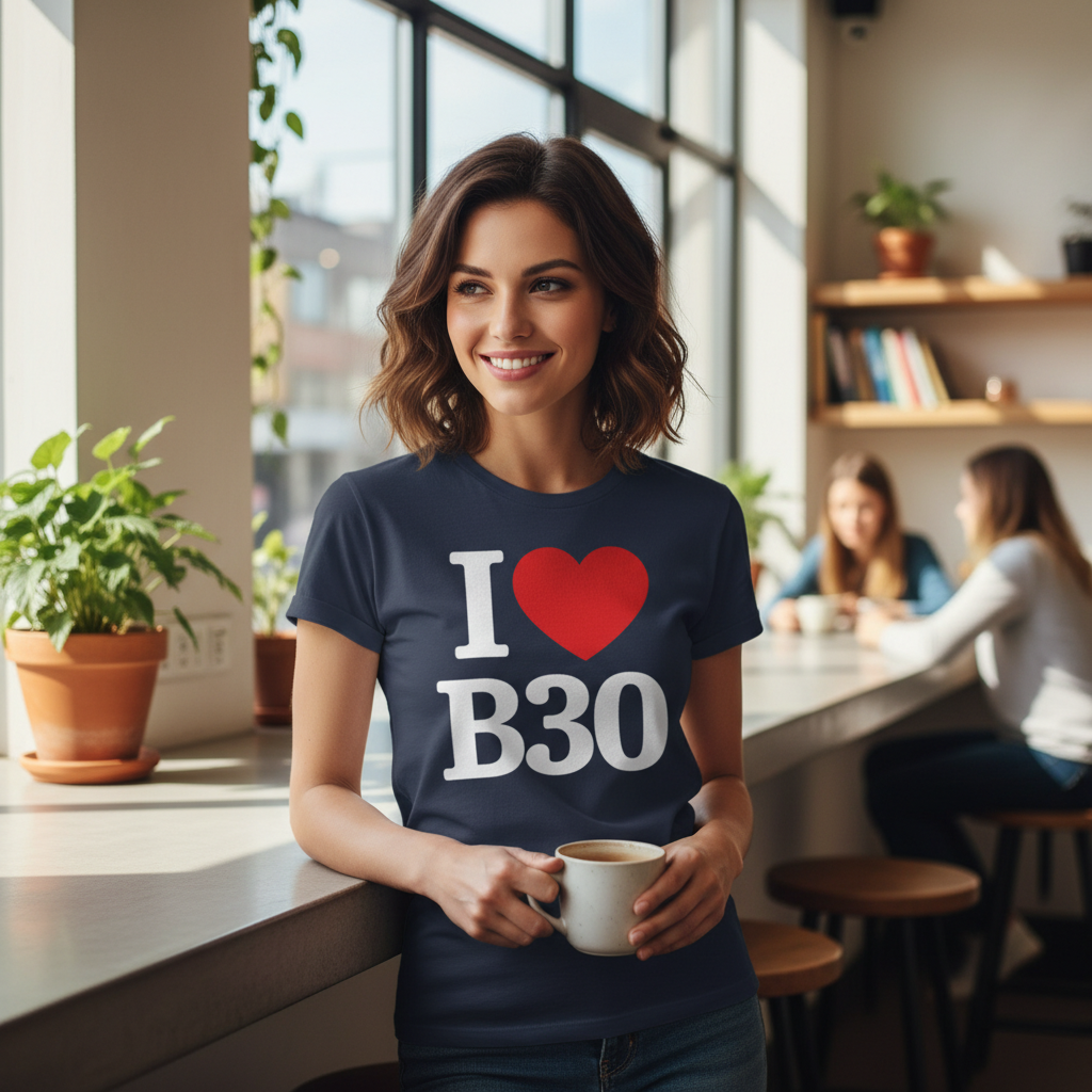 Bournville - T-Shirt - I heart B30 Design