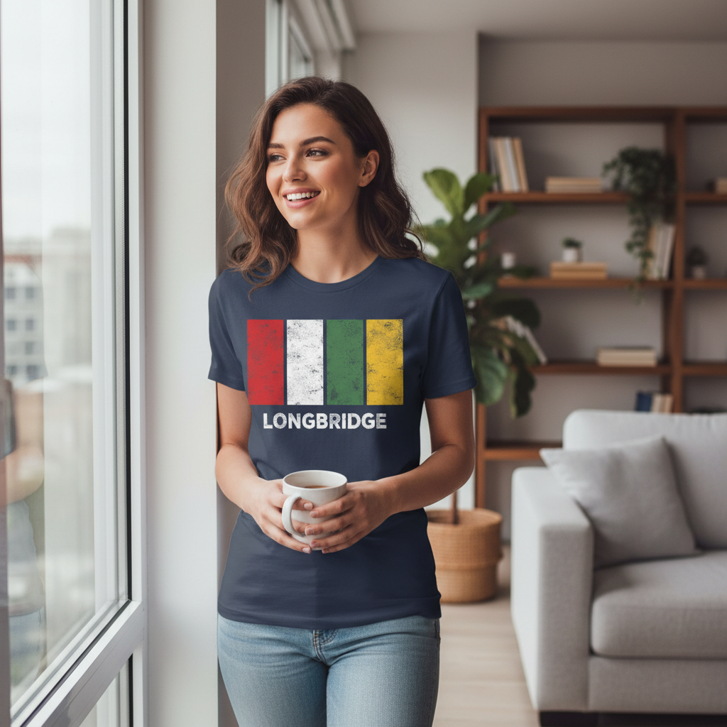 Longbridge - T-Shirt - Colour Block Design