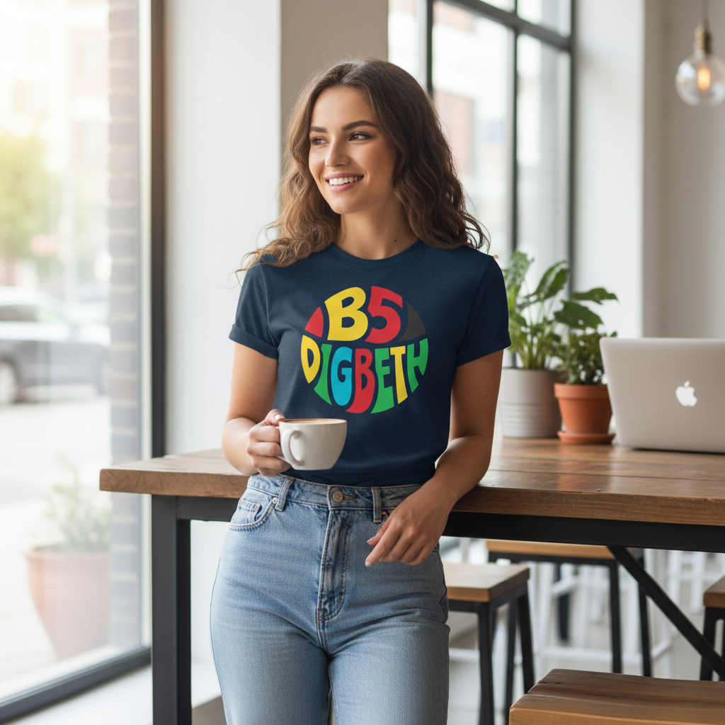 Digbeth - T-Shirt - Colour Burst Design