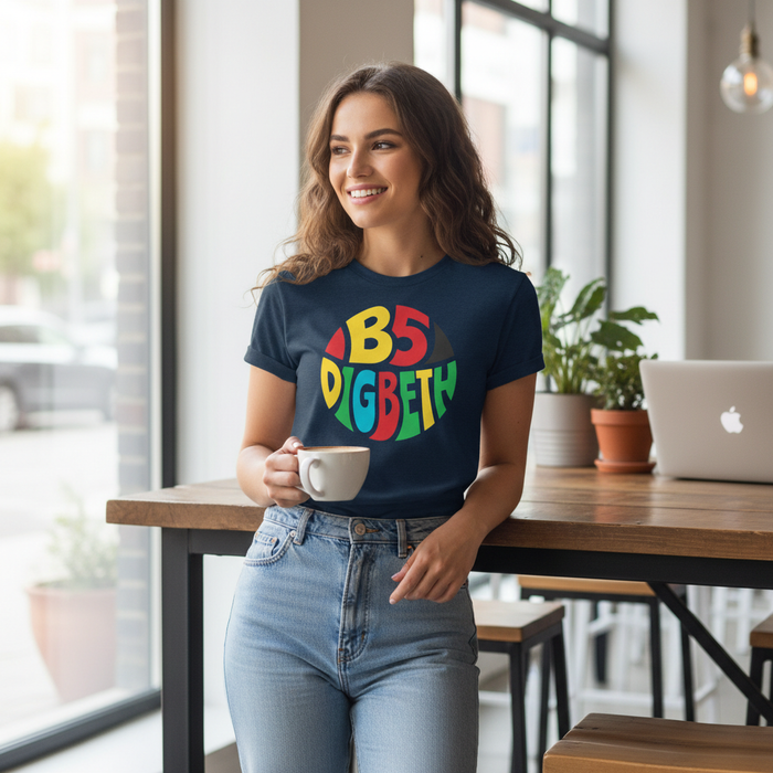 Digbeth - T-Shirt - Colour Burst Design