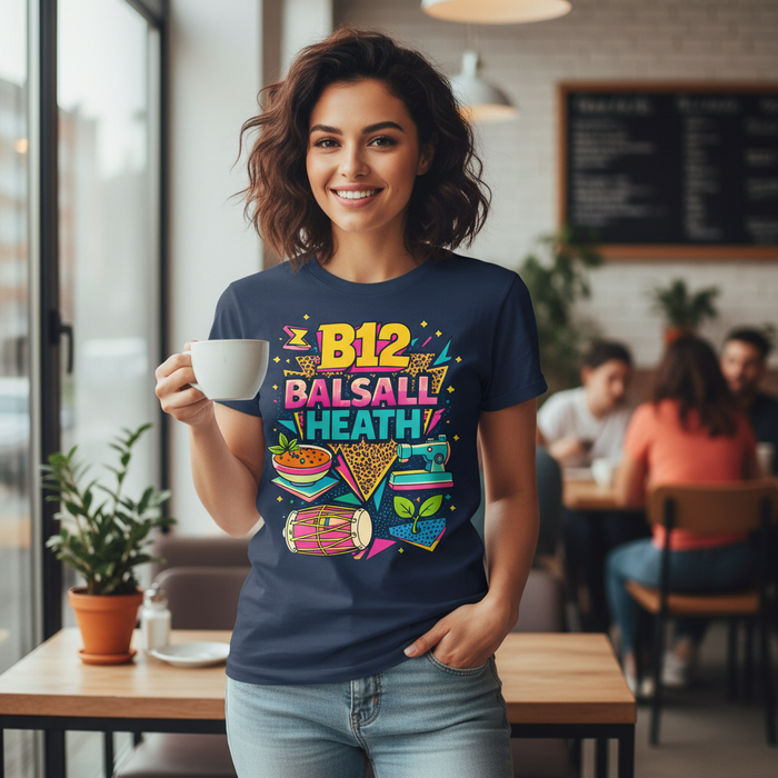 Balsall Heath - T-Shirt - Playful Neon Vibe Design