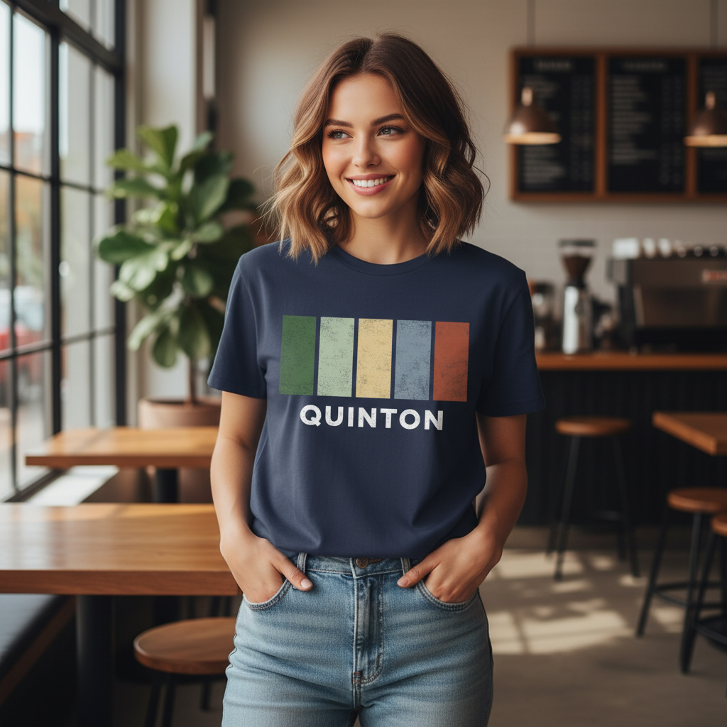 Quinton - T-Shirt - Colour Block Design