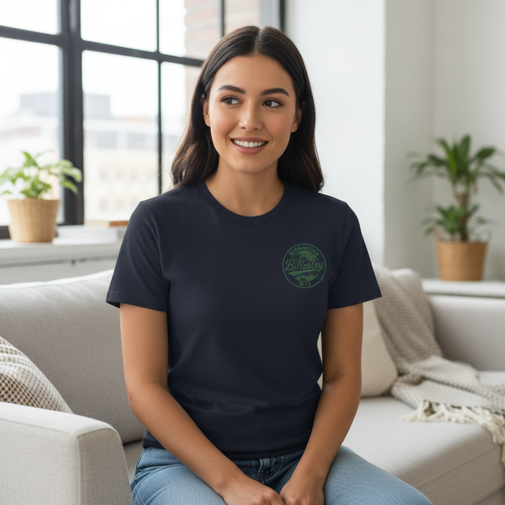 Billesley - T-Shirt - B13 Vintage Stamp Design