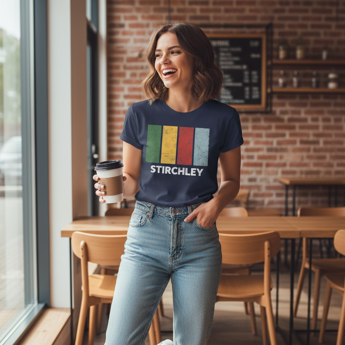 Stirchley - T-Shirt - Colour Block Design