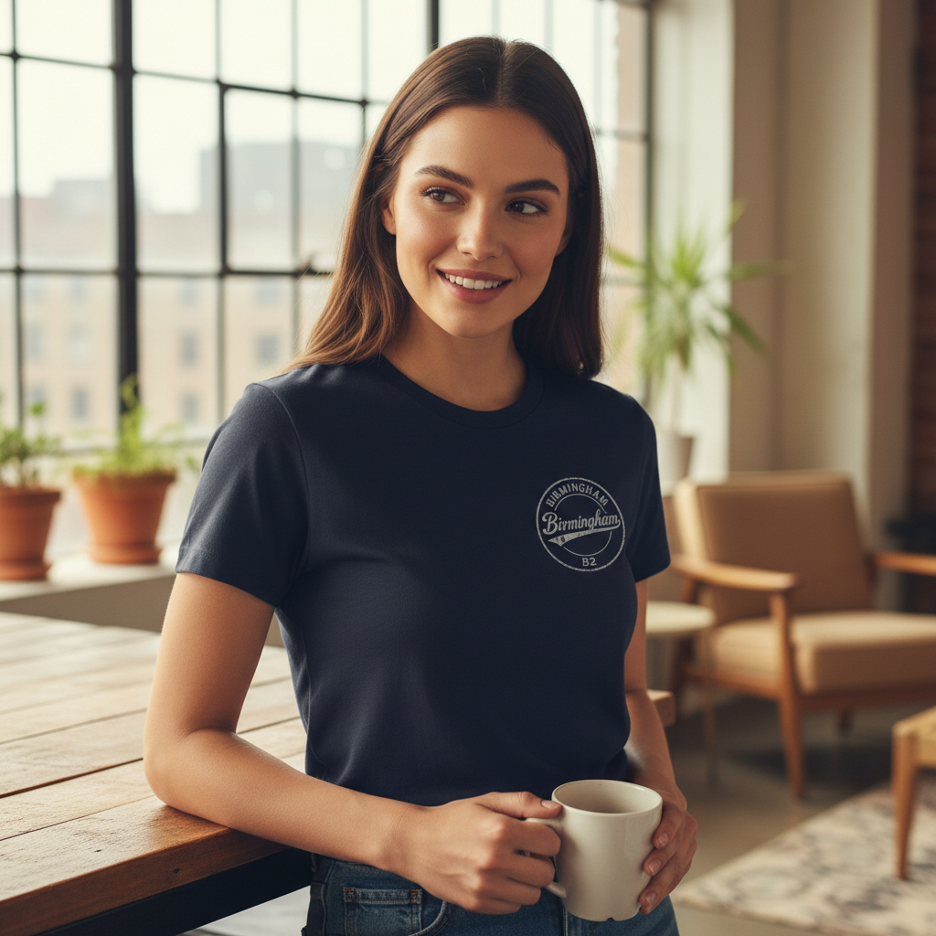 Birmingham - T-Shirt - B2 Vintage Stamp Design