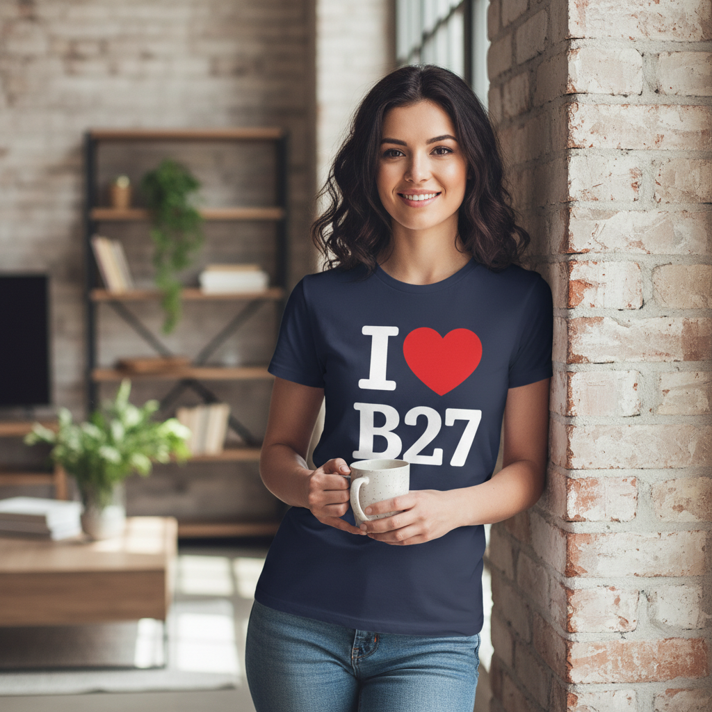 Acocks Green - T-Shirt - I Heart B27 Design