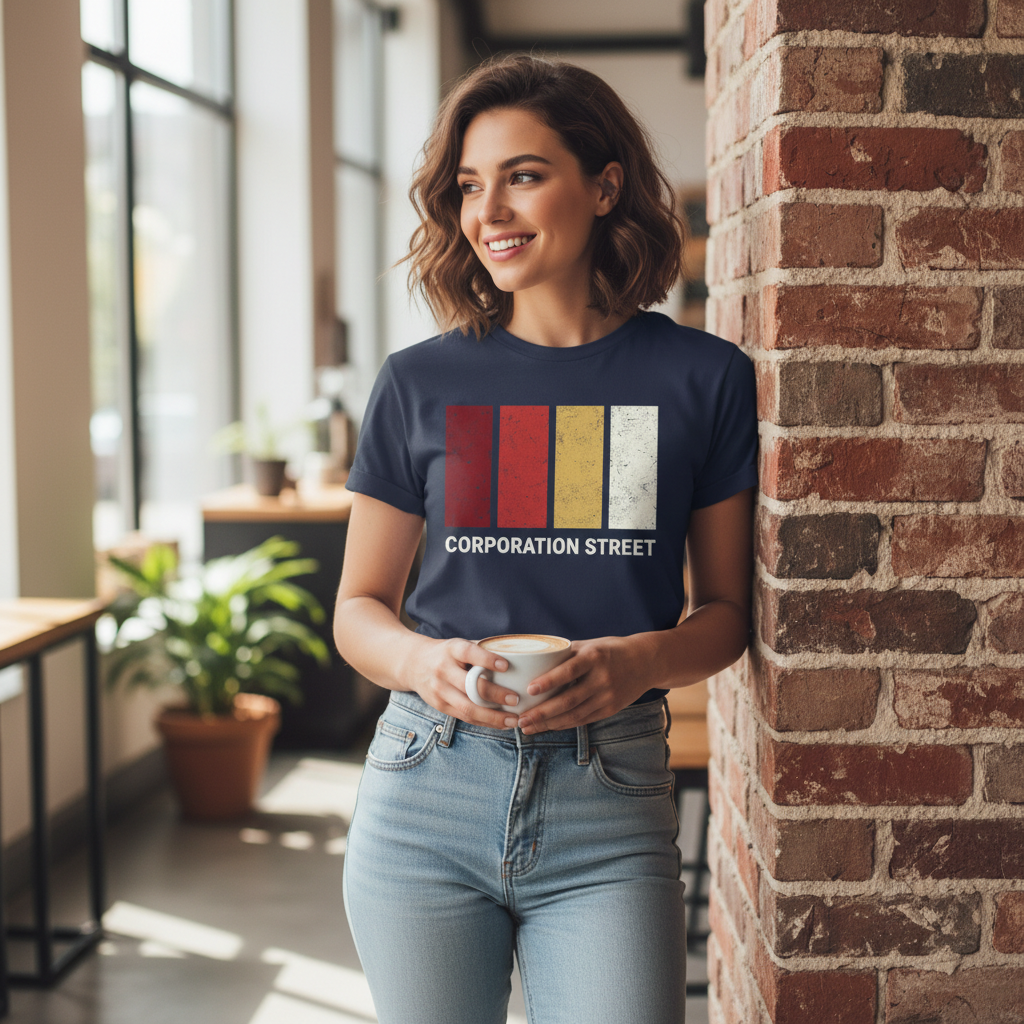 Corporation Street  - T-Shirt - Colour Block Design