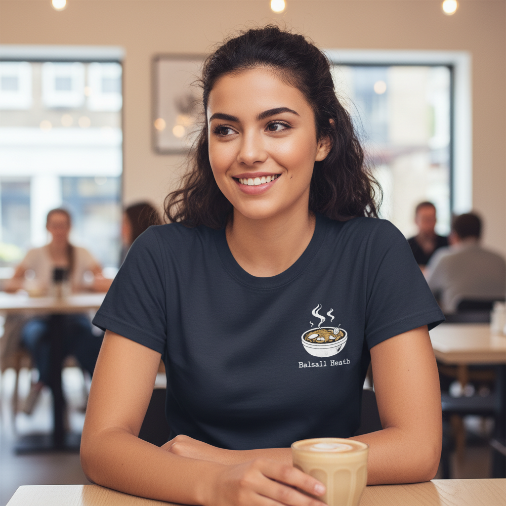 Balsall Heath - T-Shirt - Stylised Indie Design - Balti Bowl