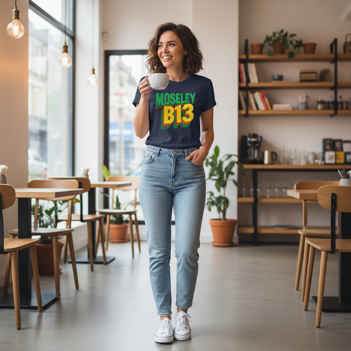 Moseley - T-Shirt - Bold 3D Type Design