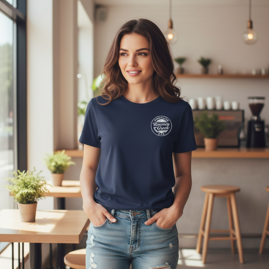 Rowney Green - T-Shirt - B48 Vintage Stamp Design