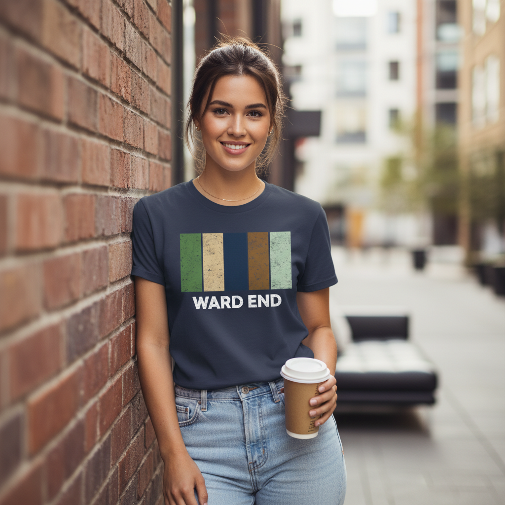 Ward End - T-Shirt - Colour Block Design