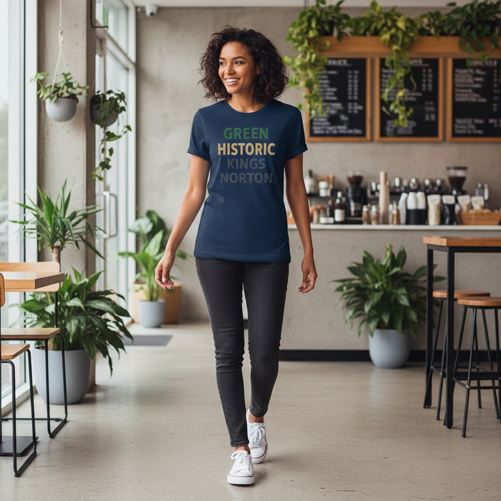 Kings Norton - T-Shirt - Minimal Type Stack Design