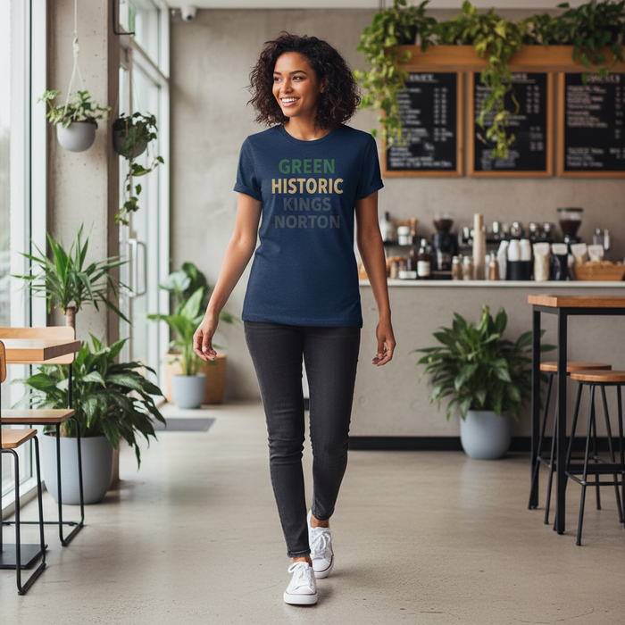Kings Norton - T-Shirt - Minimal Type Stack Design
