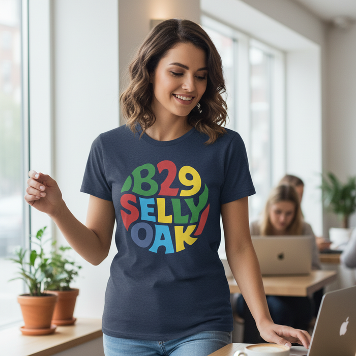 Selly Oak - T-Shirt - Colour Burst Design