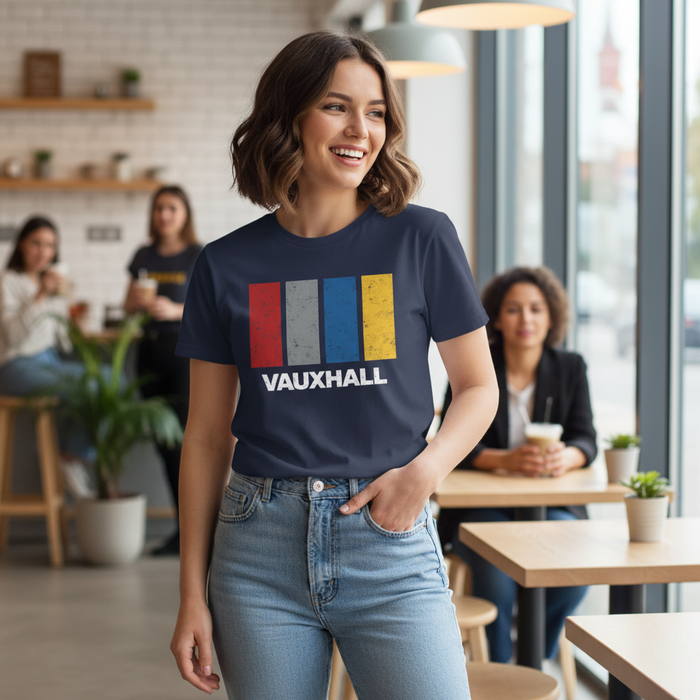 Vauxhall - T-Shirt - Colour Block Design