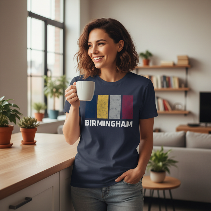 Birmingham - T-Shirt - Colour Block Design