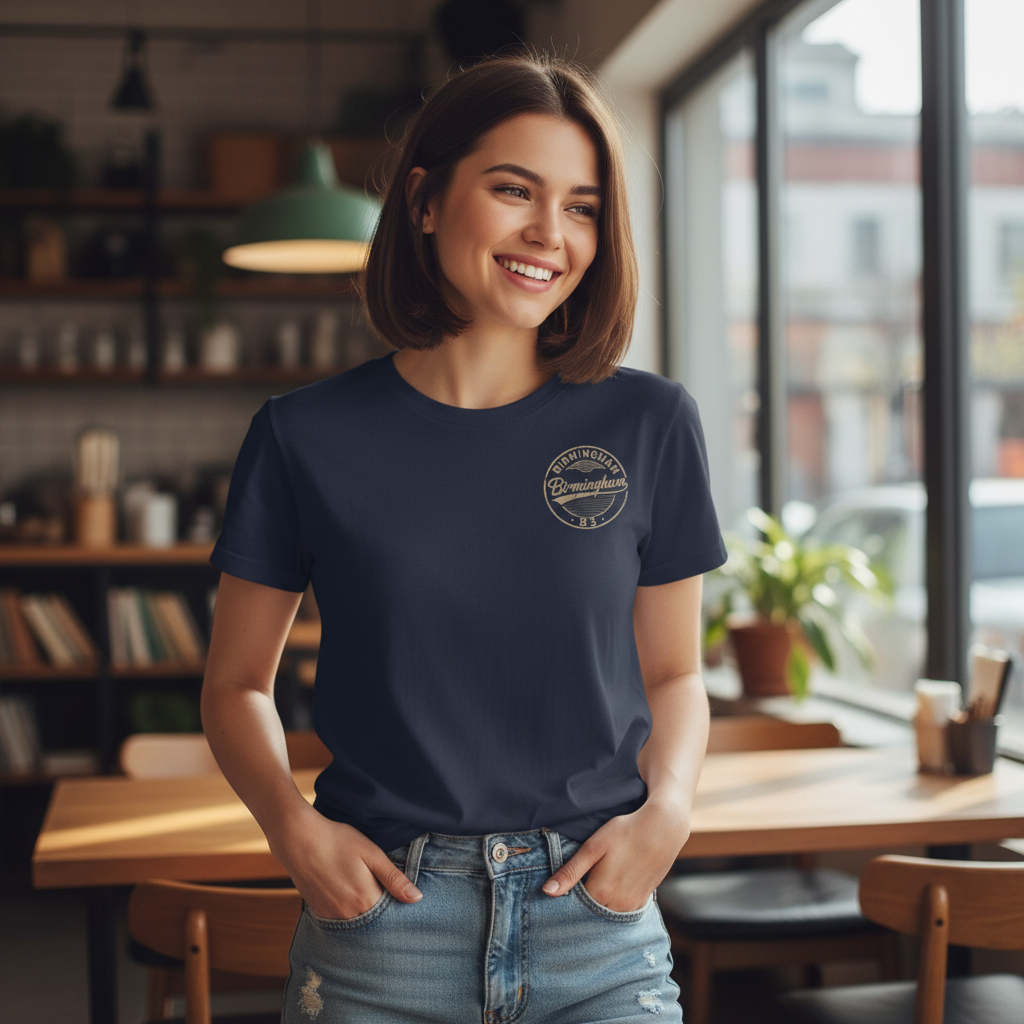 Birmingham - T-Shirt - B3 Vintage Stamp Design