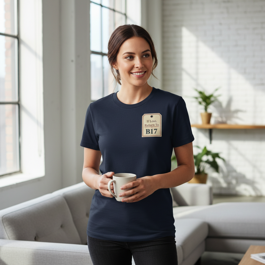 Harborne - T-Shirt - If lost, return to B17 Design