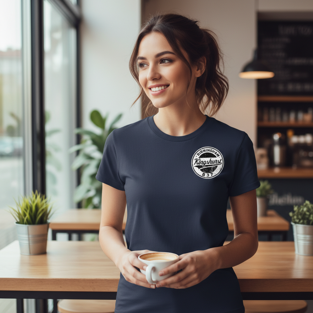 Kingshurst - T-Shirt - B37 Vintage Stamp Design