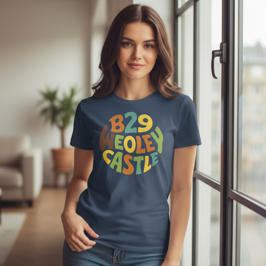 Weoley Castle - T-Shirt - Colour Burst Design