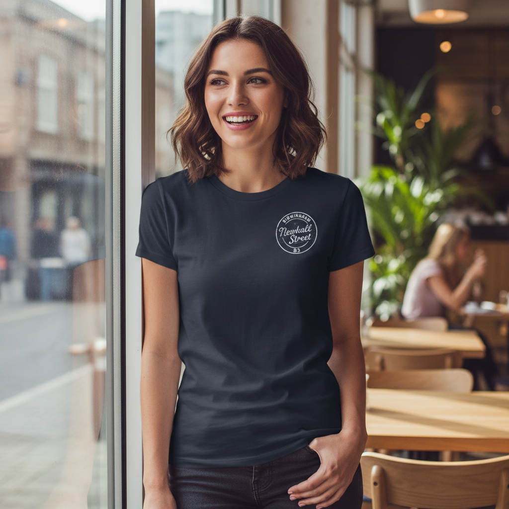 Newhall Street - T-Shirt - B3 Vintage Stamp Design