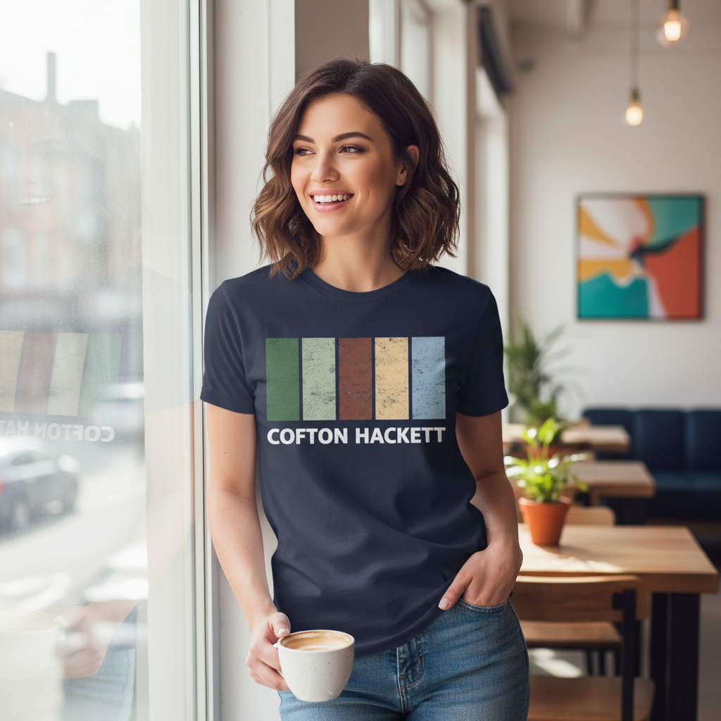 Cofton Hackett - T-Shirt - Colour Block Design