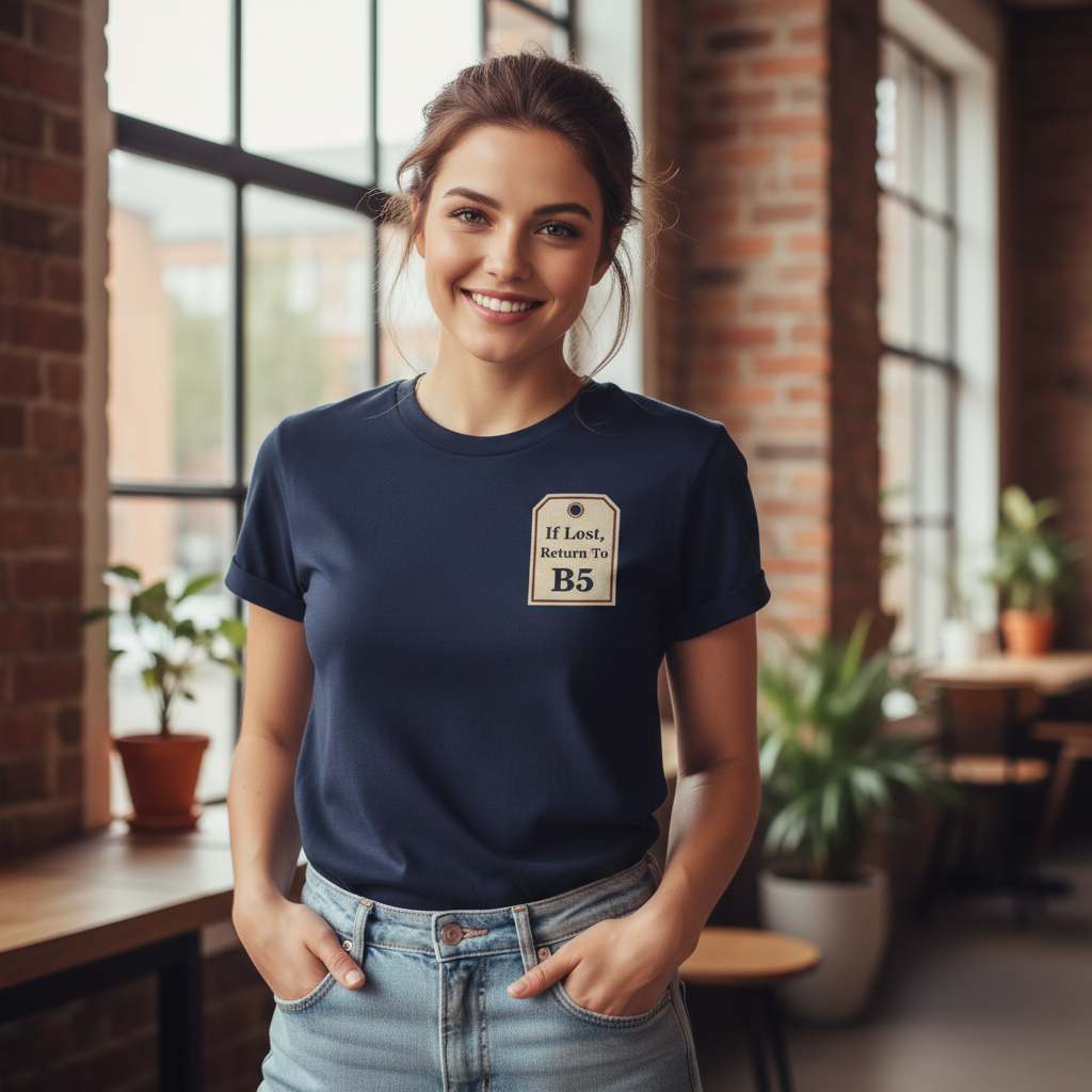 Digbeth - T-Shirt - If lost, return to B5 Design