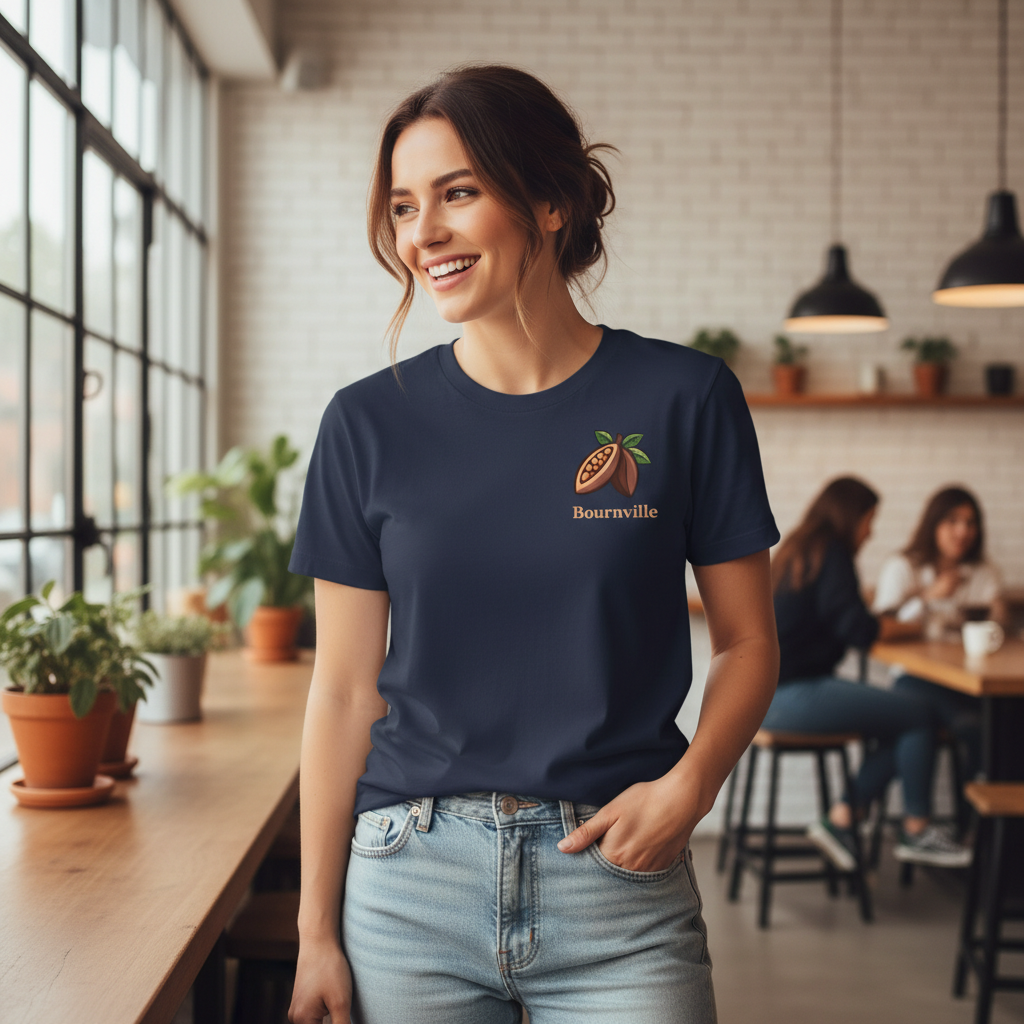 Bournville - T-Shirt - Bold Indie Design - Cocoa bean