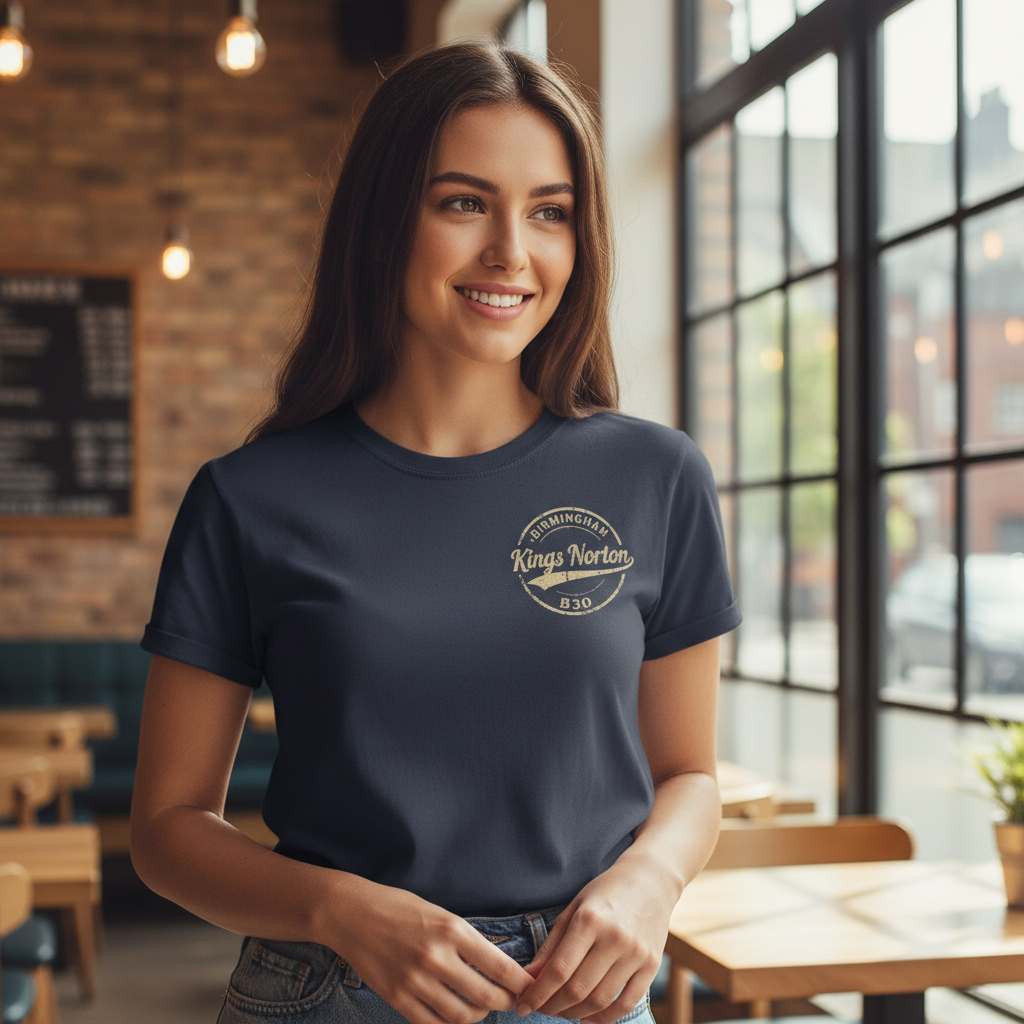 Kings Norton - T-Shirt - B30 Vintage Stamp Design