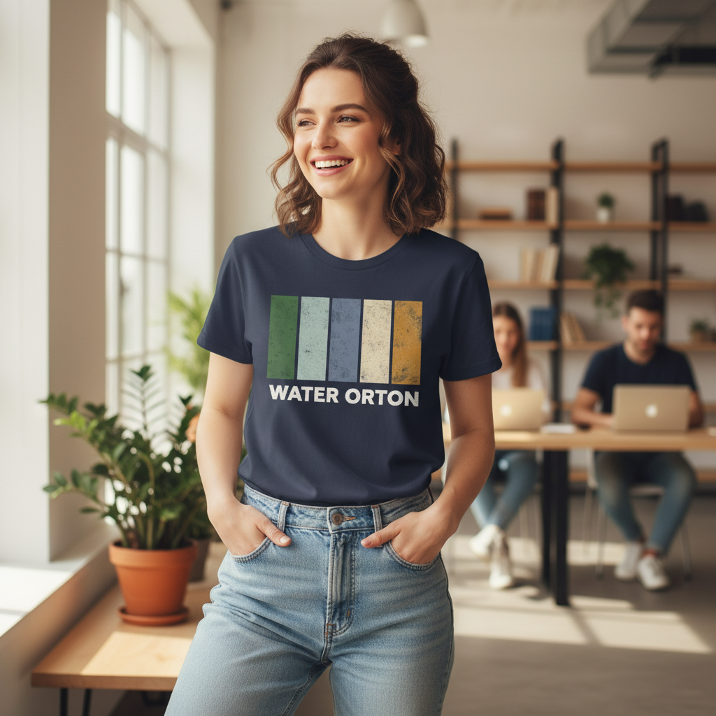 Water Orton - T-Shirt - Colour Block Design