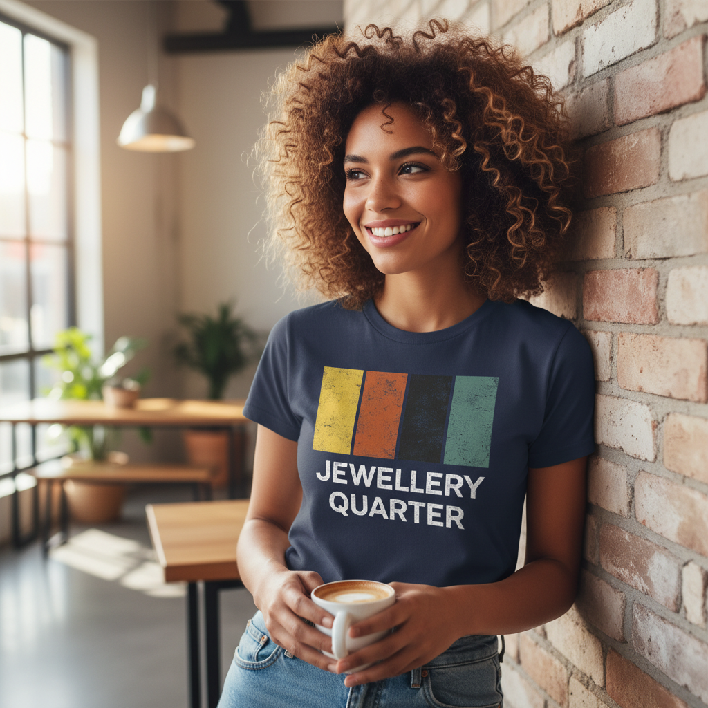 Jewellery Quarter - T-Shirt - Colour Block Design