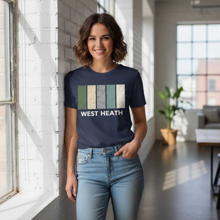 West Heath - T-Shirt - Colour Block Design