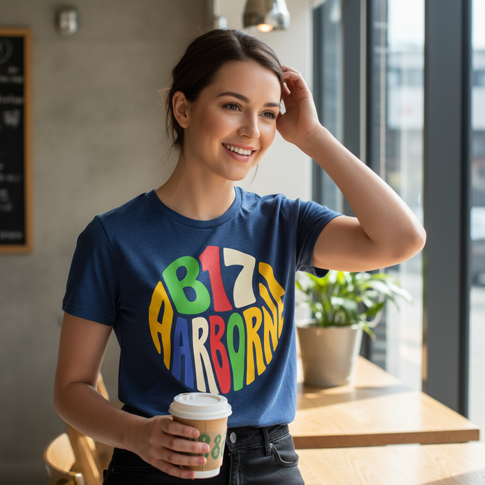 Harborne - T-Shirt - Colour Burst Design
