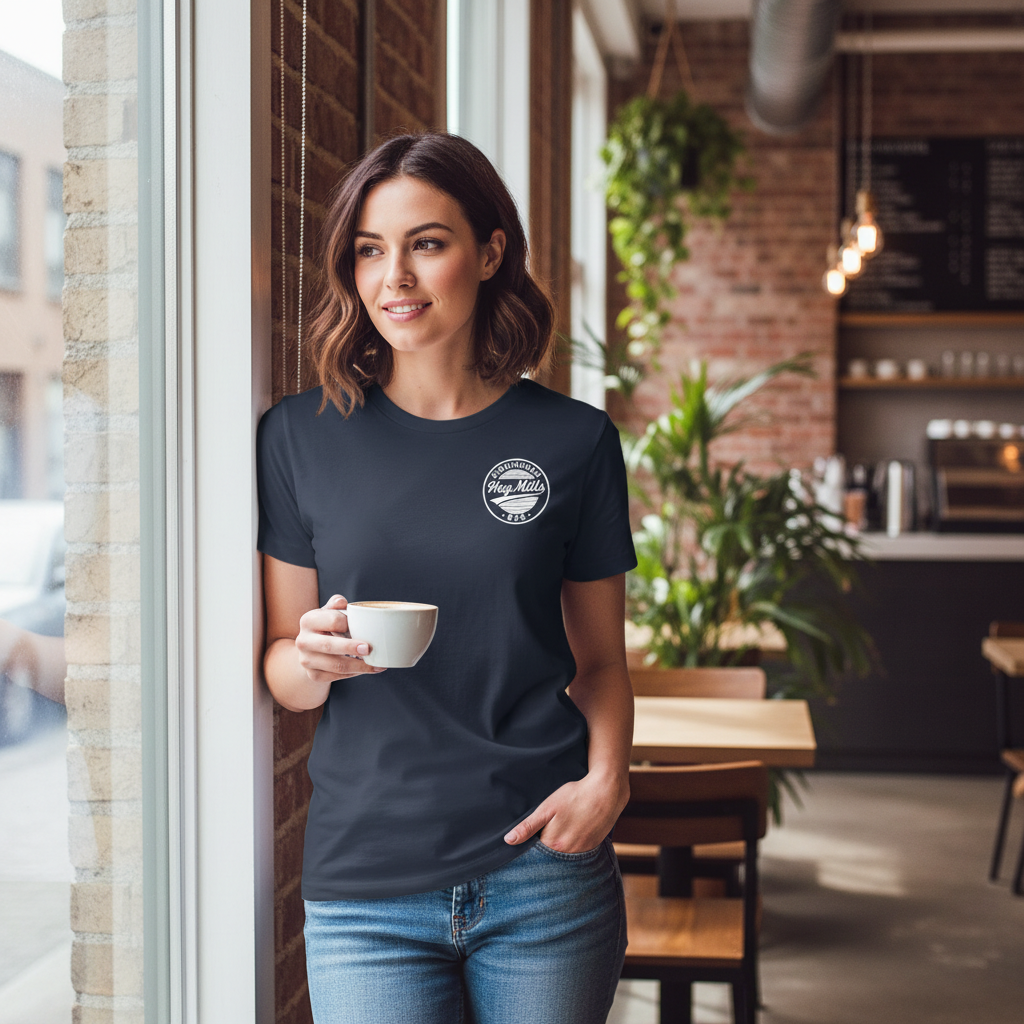 Hay Mills - T-Shirt - B25 Vintage Stamp Design