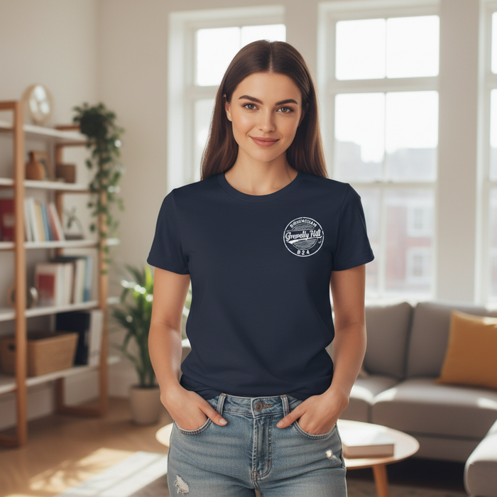 Gravelly Hill - T-Shirt - B24 Vintage Stamp Design