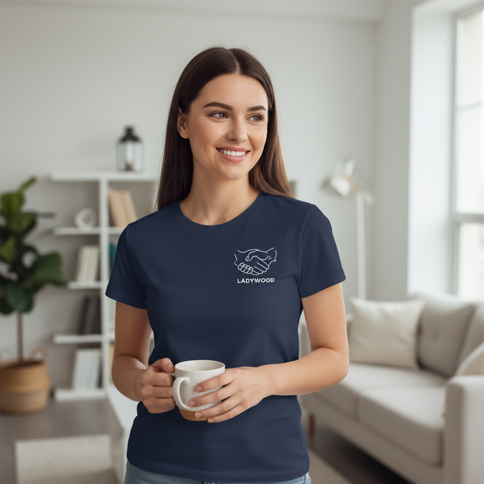 Ladywood - T-Shirt - Minimal Line Icon Design - Community