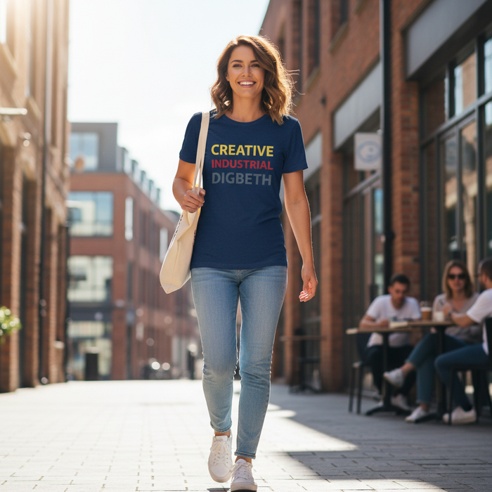 Digbeth - T-Shirt - Minimal Type Stack Design