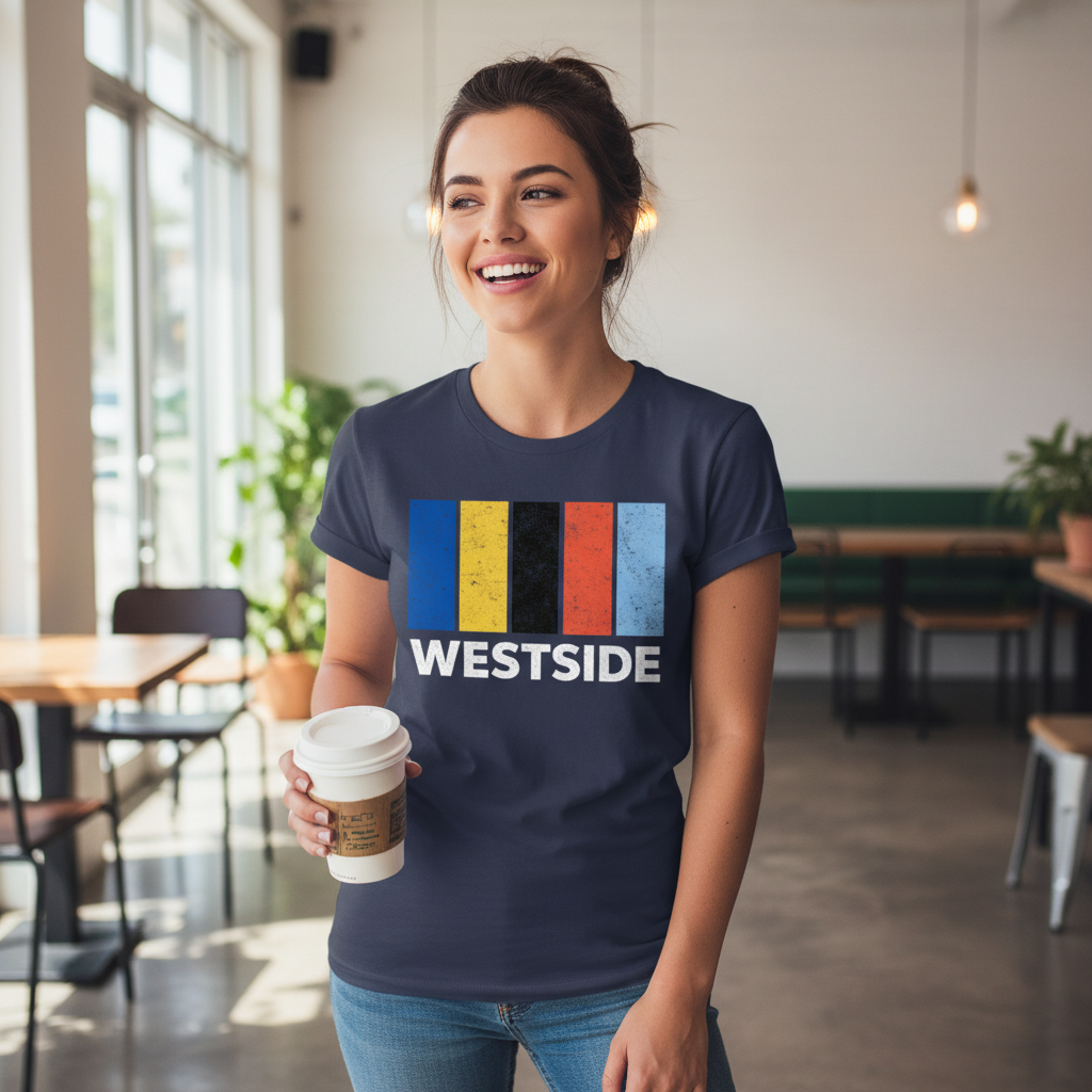 Westside - T-Shirt - Colour Block Design