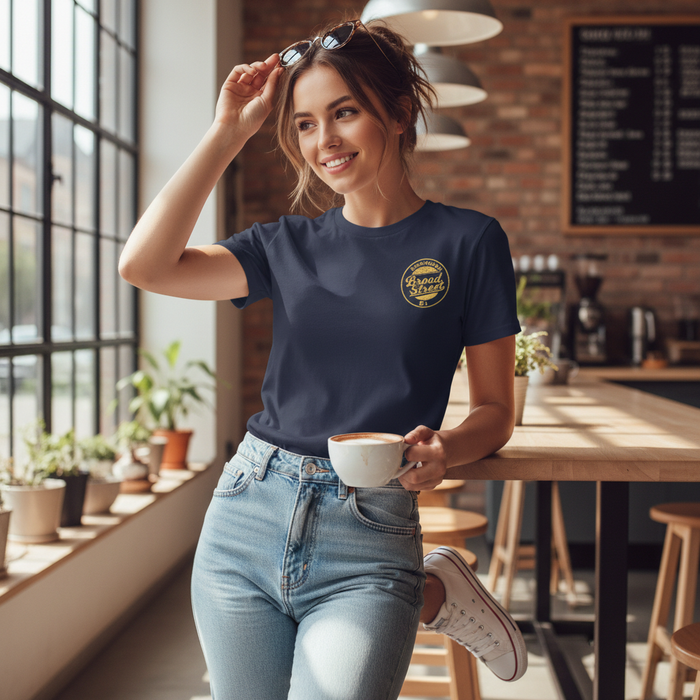 Broad Street - T-Shirt - B1 Vintage Stamp Design