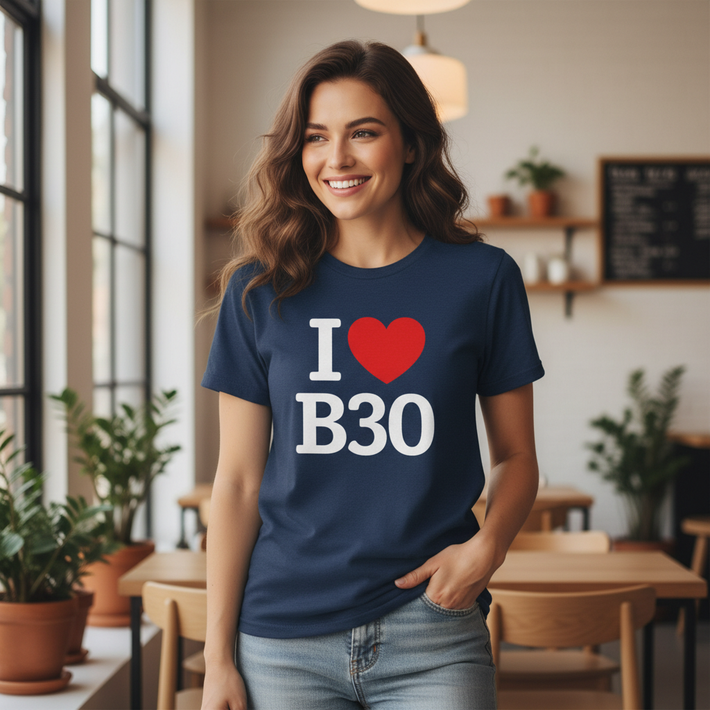 Stirchley - T-Shirt - I heart B30 Design
