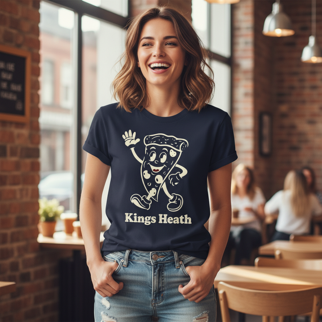 Kings Heath - T-Shirt -  - Pizza Slice