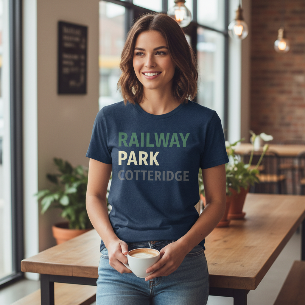 Cotteridge - T-Shirt - Minimal Type Stack Design