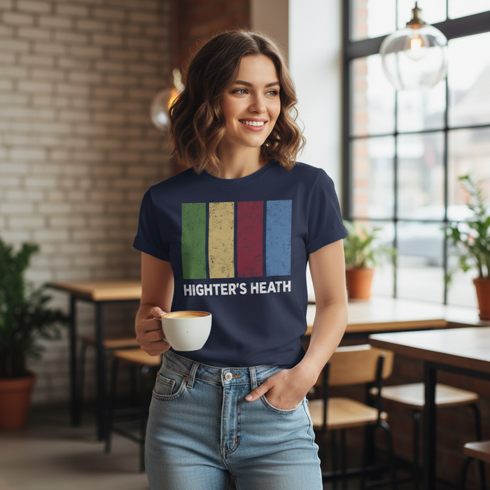 Highter's Heath - T-Shirt - Colour Block Design