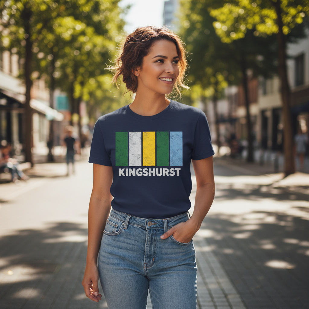 Kingshurst - T-Shirt - Colour Block Design